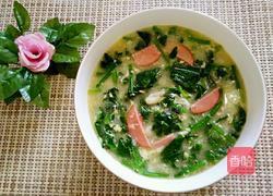 菠菜疙瘩汤的做法图解8