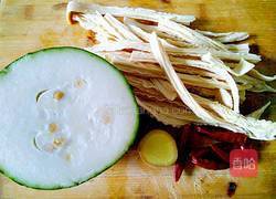 腐竹烧冬瓜的做法图解1