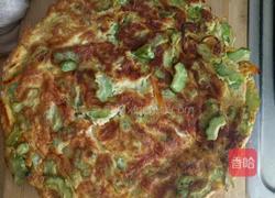 苦瓜鸡蛋饼的做法图解6