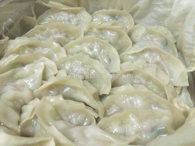 清淡口味菜肉蒸餃