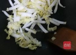 白菜炒年糕的做法图解5