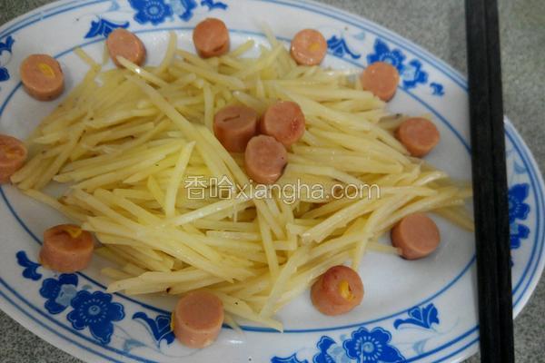 火腿炒土豆丝