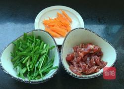 肉丝炒面的做法图解2