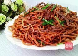 肉丝炒面的做法图解8