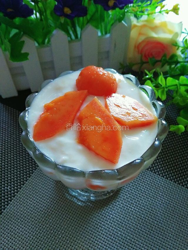 酸奶木瓜