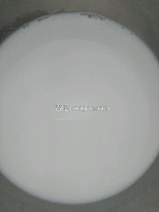 把菌粉，白砂糖，牛奶全部倒入内胆中搅拌均匀