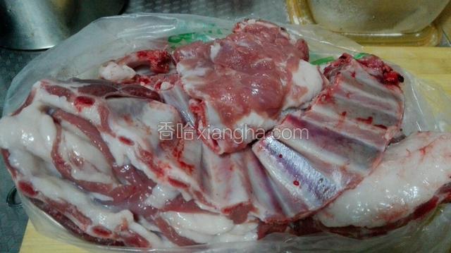 买回来的羊排