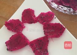 简易火龙果牡丹花的做法图解3