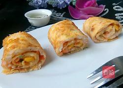 虾仁蛋卷的做法图解14