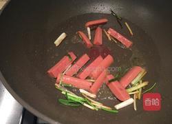 西葫芦炒火腿的做法图解4