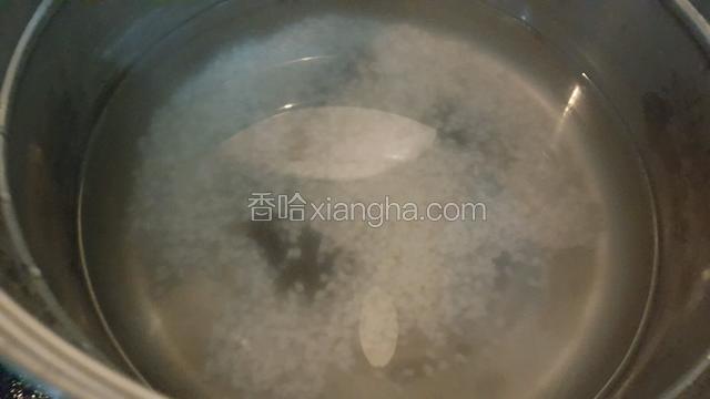 锅中加入适量的水大火烧开！