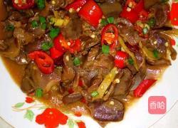 辣糟鸭胗的做法图解5