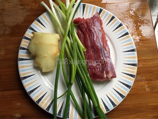 准备好食材
