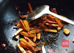 青椒炒香干的做法图解6