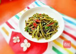 豆豉味红薯梗的做法图解6