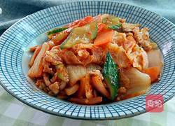 辣白菜炒肉的做法图解8