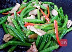 四季豆炒猪肉的做法图解10