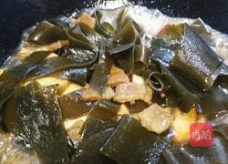 红烧肉炖海带的做法图解5