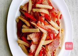 杏鲍菇炒腊肉的做法图解8