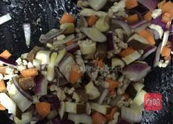 荷叶糯米蒸肉末的做法图解2