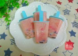 牛奶西瓜冰棒的做法图解13
