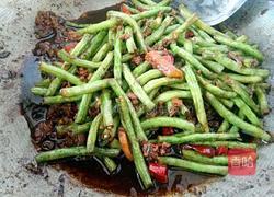 虾酱炒豆角的做法图解13