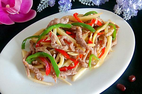 茭白牛肉丝的精选做法