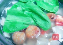 蹄膀菜圆汤的做法图解4