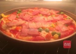 培根芝士披萨的做法图解4