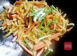 火腿肠炒榨菜的做法图解12