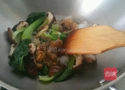 鲜菇油菜炒魔芋结的做法图解4