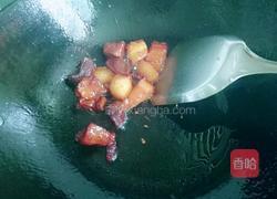 南瓜红烧肉的做法图解3