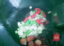 南瓜红烧肉的做法图解4