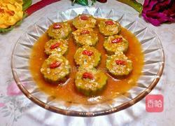 清蒸苦瓜镶肉的做法图解11