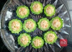 清蒸苦瓜镶肉的做法图解5