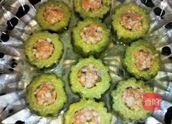 清蒸苦瓜镶肉的做法图解6