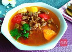 牛肉炖地瓜柿子的做法图解13