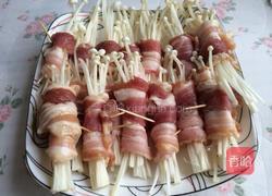五花肉金针菇卷的做法图解4