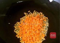 酸菜炒花饭的做法图解4