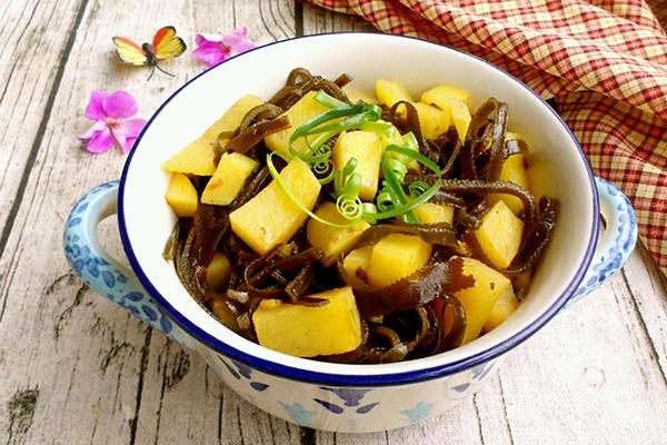 土豆炖海带的做法大全