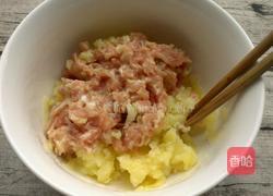 土豆肉饼的做法图解4