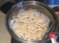 豆角蒸面条的做法图解3