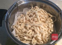 豆角蒸面条的做法图解4