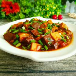 鸭血烩豆腐的做法[图]