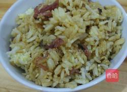 腊肠鸡蛋炒饭的做法图解6