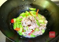 家常丝瓜炒肉的做法图解9