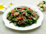 醋溜肉片黄秋葵