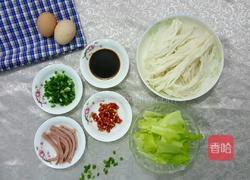 蛋炒粉的做法图解1
