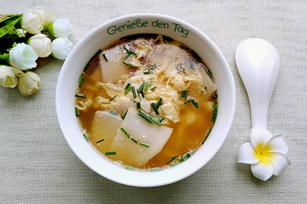 杏鲍菇蛋汤的精选做法