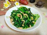 韭菜炒小河虾